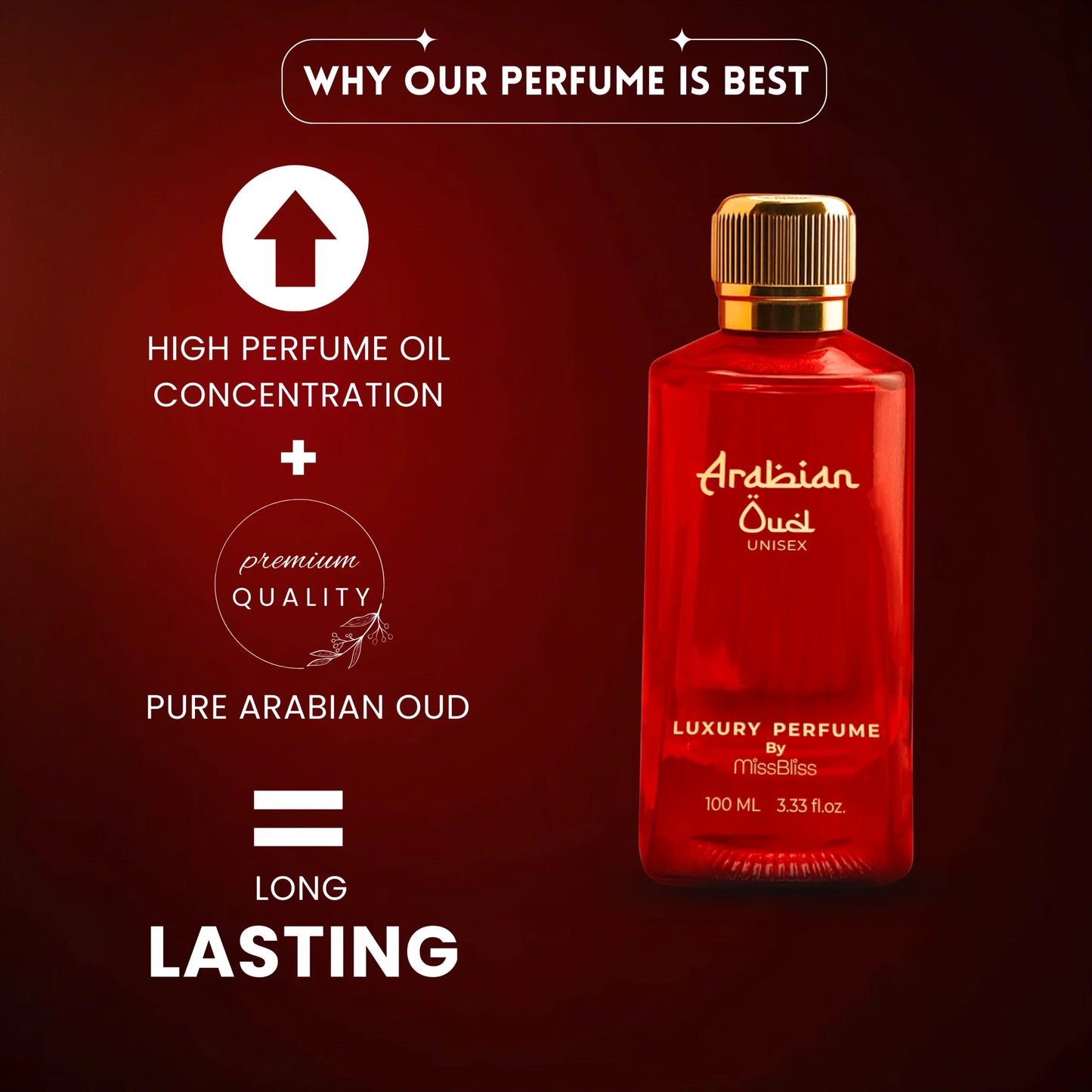 ARABIAN OUD Unisex Luxury Perfume - 100ml image 4