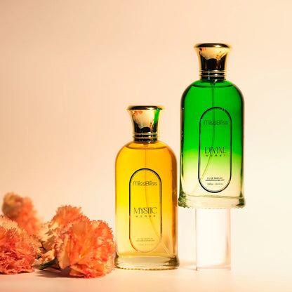 MYSTIC + DIVINE Women EU DE PARFUM 200ml | Vapostar Natural Spray | Set of 2 | 100ml each image 0