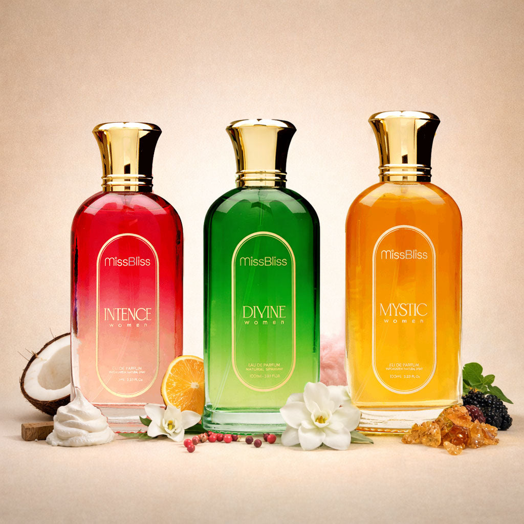 Best Of Perfume Combo ( Intence + Divine + Mystic ) - 3 x 100ml