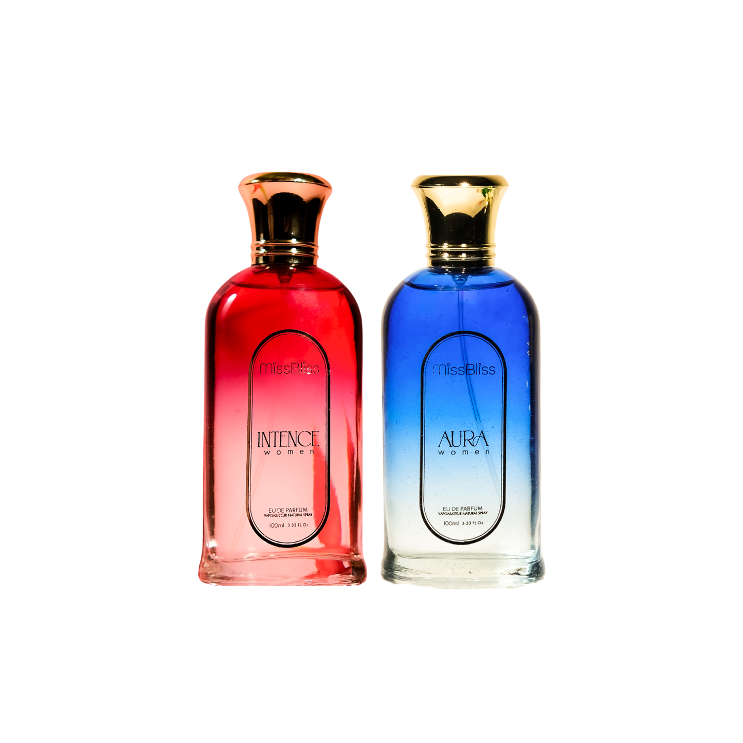INTENCE + AURA Women EU DE PARFUM 200ml | Vapostar Natural Spray | Set of 2 | 100ml each