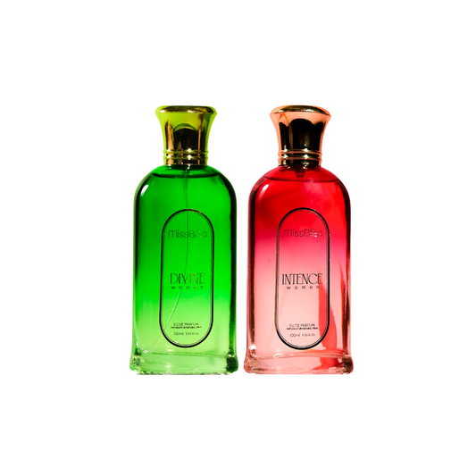 INTENCE + DIVINE Women EU DE PARFUM 200ml | Vapostar Natural Spray | Set of 2 | 100ml each