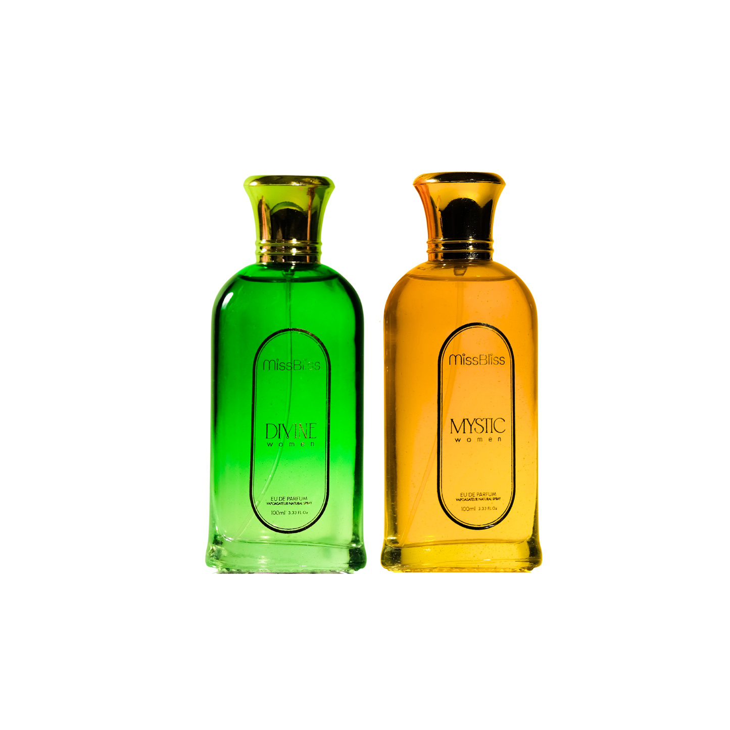 MYSTIC + DIVINE Women EU DE PARFUM 200ml | Vapostar Natural Spray | Set of 2 | 100ml each