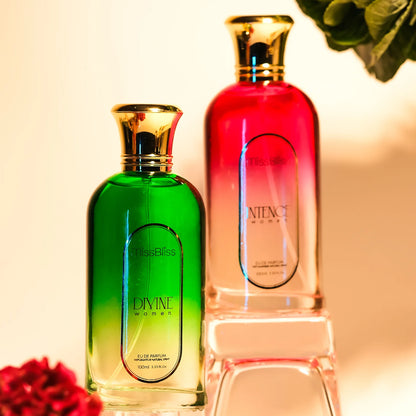 INTENCE + DIVINE Women EU DE PARFUM 200ml | Vapostar Natural Spray | Set of 2 | 100ml each image 0