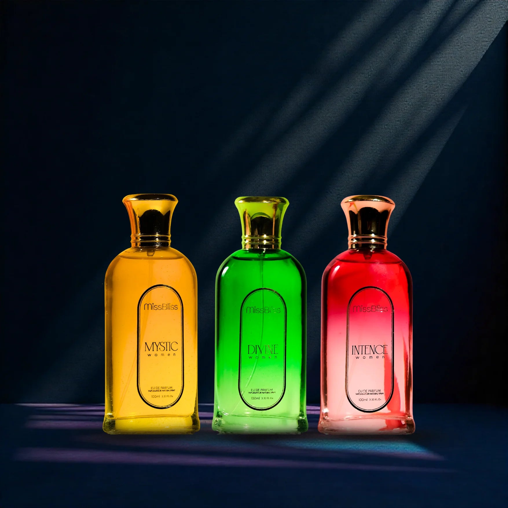 Best Of Perfume Combo ( Intence + Divine + Mystic ) - 3 x 100ml image 0