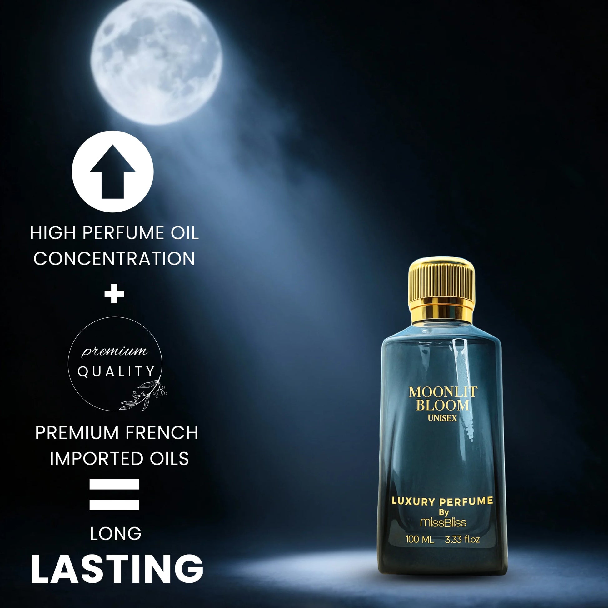 MOONLIT Bloom- Eau de Parfum Unisex Perfume- 100 ml image 4