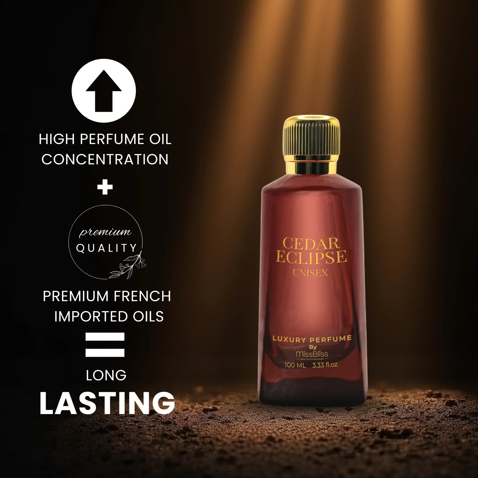 CEDAR ECLIPSE – Eau de Parfum Unisex Perfume- 100ml image 4