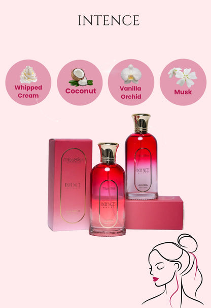 INTENCE Women EU DE PARFUM 200ml | Vapostar Natural Spray | Set of 2 | 100ml each image 1