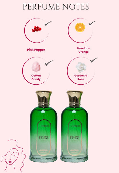 DIVINE Women | 200ml EU DE PARFUM | Set of 2 | 100ml each image 1