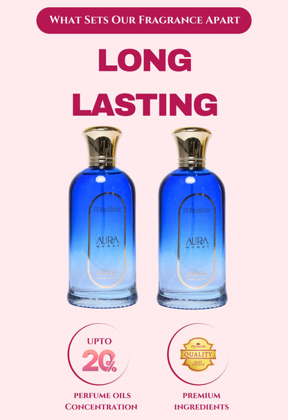 AURA Women | 200ml EU DE PARFUM | Set of 2 | 100ml each image 1