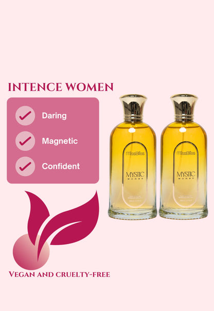 MYSTIC Women | 200ml EU DE PARFUM | Set of 2 | 100ml each image 2