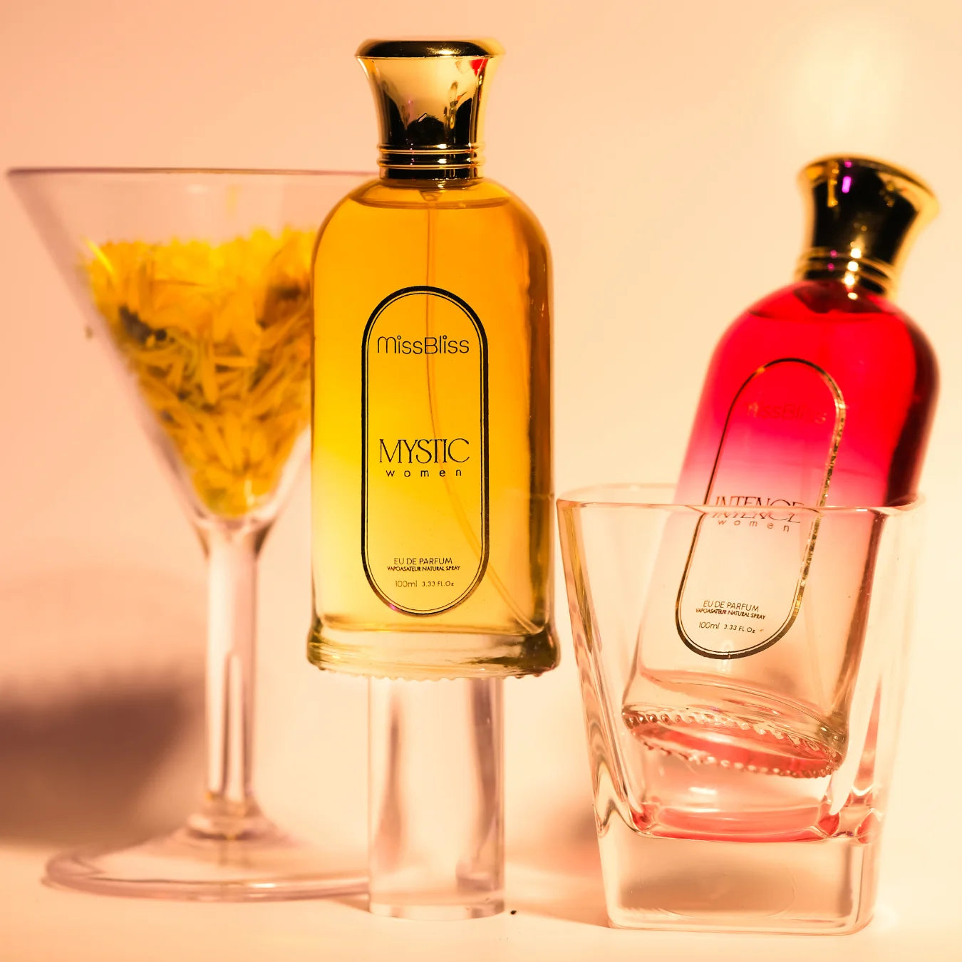 INTENCE + MYSTIC Women EU DE PARFUM 200ml | Vapostar Natural Spray | Set of 2 | 100ml each image 1