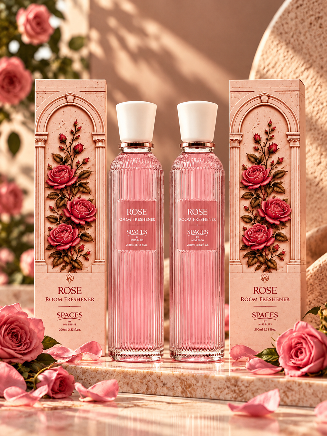 Rose Room Freshener Duo | Home Fragrance Spray